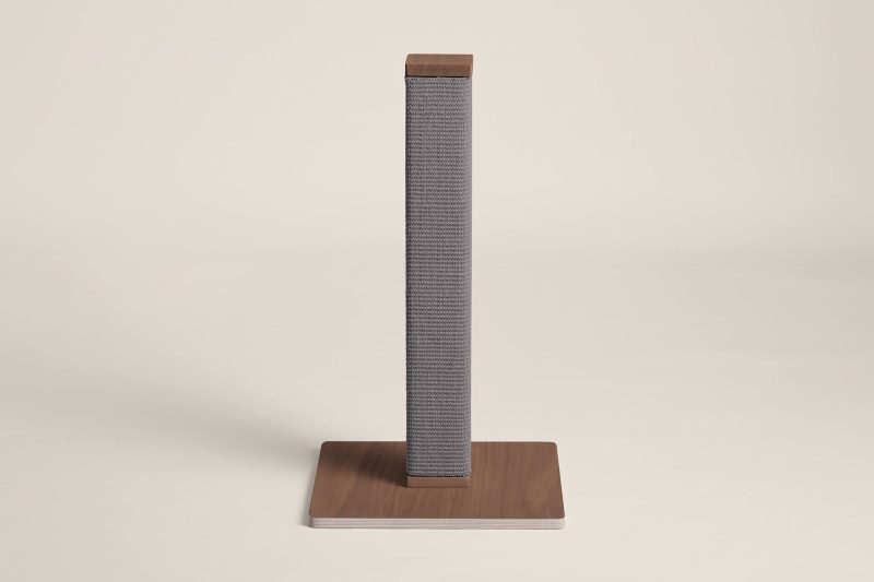 [Color:Walnut]Zip Scratching Post - Tuft and Paw